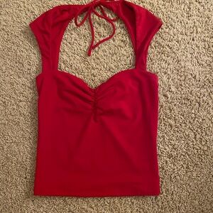 Garage Red Crop Top